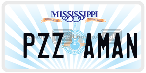 PZZAMAN  license plate in MS