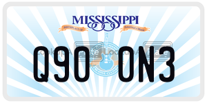 Q900N3  license plate in MS