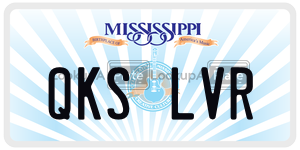 QKSLVR  license plate in MS