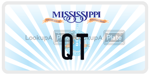 QT  license plate in MS