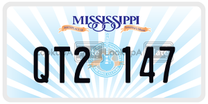 QT2147  license plate in MS