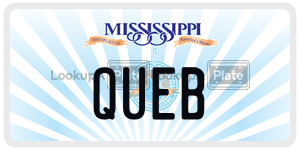 QUEB  license plate in MS