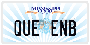 QUEENB  license plate in MS