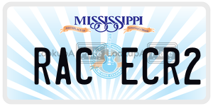 RACECR2  license plate in MS
