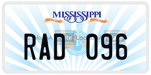 RAD096  license plate in MS