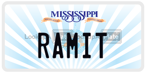 RAMIT  license plate in MS