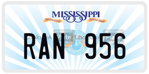 RAN956  license plate in MS
