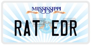 RATEDR  license plate in MS