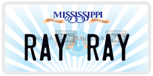 RAYRAY  license plate in MS