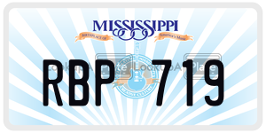 RBP719  license plate in MS