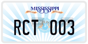 RCT003  license plate in MS
