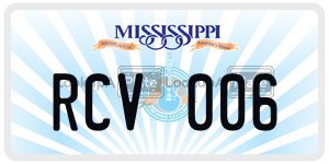 RCV006  license plate in MS