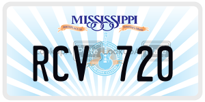 RCV720  license plate in MS