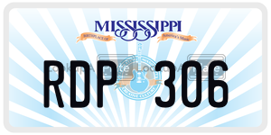 RDP306  license plate in MS