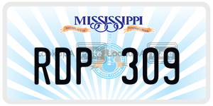 RDP309  license plate in MS