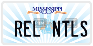 RELNTLS license plate in Mississippi