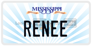 RENEE  license plate in MS
