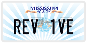 REV1VE  license plate in MS