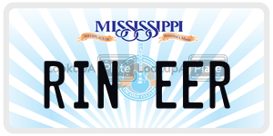 RINEER  license plate in MS