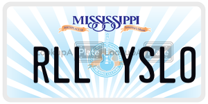 RLLYSLO  license plate in MS