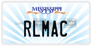 RLMAC  license plate in MS