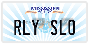 RLYSLO  license plate in MS