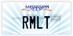 RMLT  license plate in MS