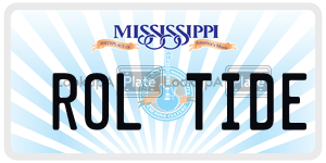 ROLTIDE  license plate in MS