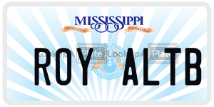 ROYALTB  license plate in MS