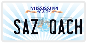 SAZQACH  license plate in MS