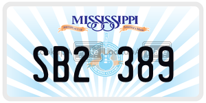 SB2389  license plate in MS