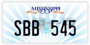 SBB545  license plate in MS