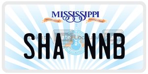 SHANNB  license plate in MS