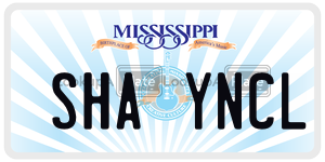 SHAYNCL  license plate in MS