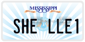 SHELLE1  license plate in MS