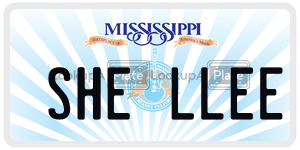 SHELLEE  license plate in MS