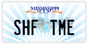 SHFTME  license plate in MS