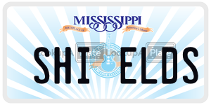 SHIELDS  license plate in MS