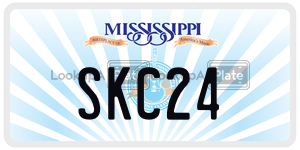 SKC24  license plate in MS