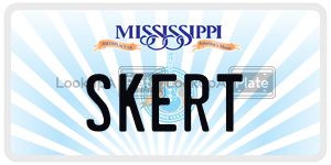 SKERT  license plate in MS