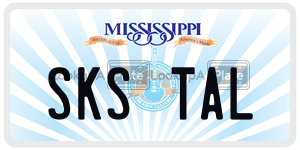 SKSTAL  license plate in MS
