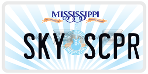 SKYSCPR  license plate in MS