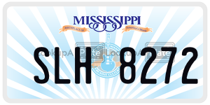 SLH8272  license plate in MS