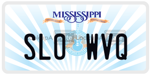 SLOWVQ  license plate in MS