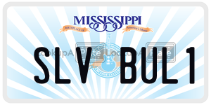 SLVBUL1  license plate in MS