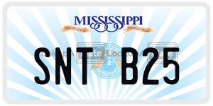 SNTB25  license plate in MS
