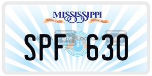 SPF630  license plate in MS