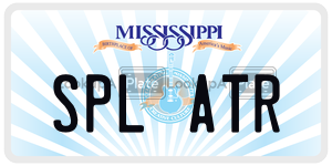 SPLATR  license plate in MS