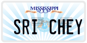 SRICHEY  license plate in MS