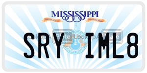 SRYIML8  license plate in MS